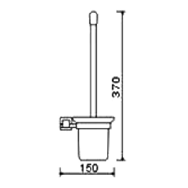 Abagno Toilet Brush Holder AR-1588