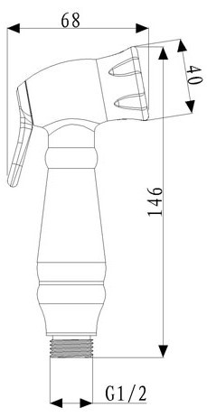 Abagno Hand Bidet Set AR-161BR