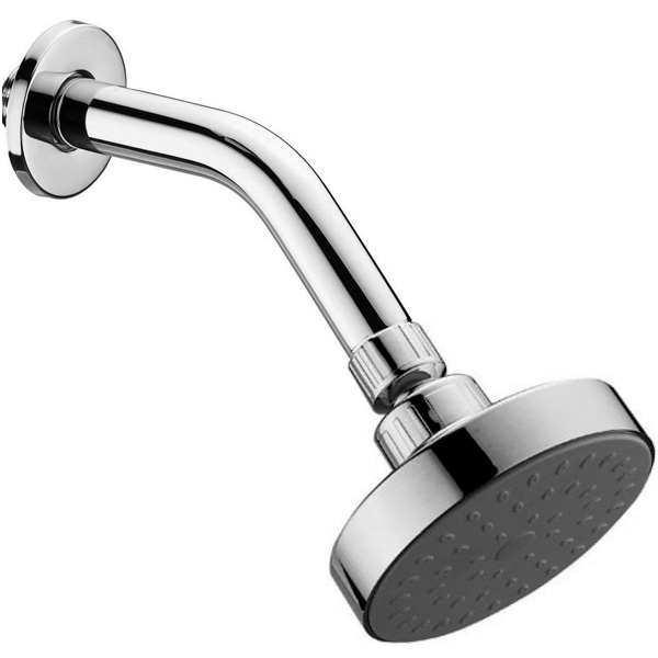 Abagno Single-Jet Shower Rose With Shower Arm AR-851W-A