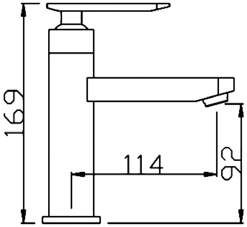 Abagno Basin Mixer LJM-075-CR