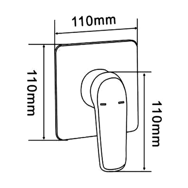 Abagno Concealed Shower Mixer STM-010-BN [Black Nickel]