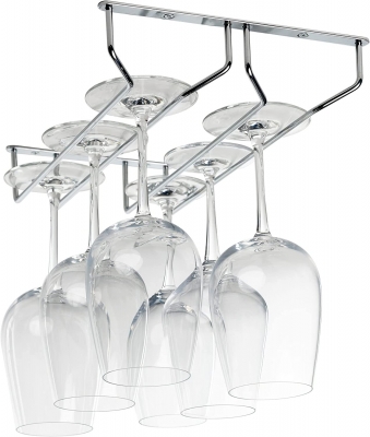 Abagno Double Rail Wine Glass Holder AB-106A