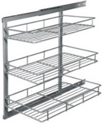 Abagno 3-Tier Multi-purpose Pull-out Rack AB-201S3-150