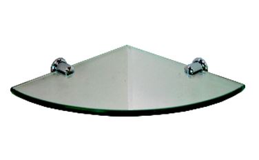 Abagno Corner Glass Shelf AR-230-CP