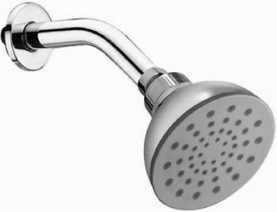 Abagno Single-Jet Shower Rose With Shower Arm AR-301W-A