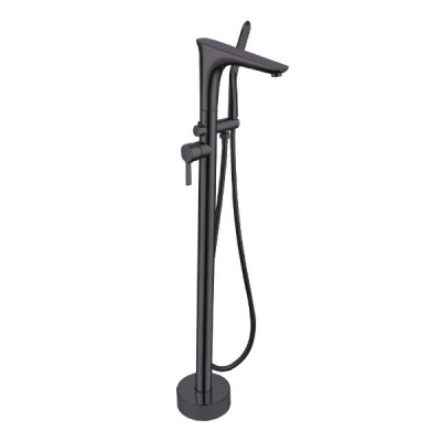 Abagno Exposed Floor-Mounted Bath / Shower Mixer FRM-205-BK
