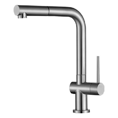 Abagno Pillar Sink Tap With Pull-out Spray LKT-029P-SS