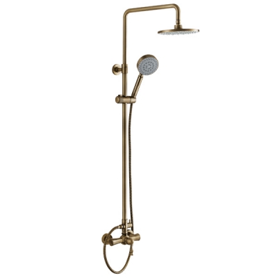Abagno Exposed Shower Column With Shower Mixer LP-SM-976-852-BR