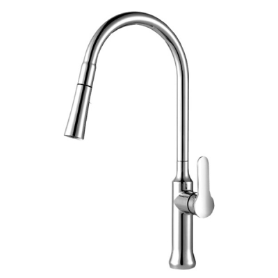 Abagno Kitchen Sink Mixer With Pull-out Spray SHM-181P-CR