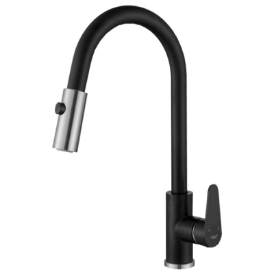 Abagno Kitchen Sink Mixer with Pull-out Spray Black Nickel SIM-181P-BS