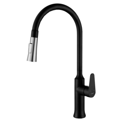 Abagno Kitchen Sink Mixer with Pull-out Spray Black Nickel SIM-188P-BS