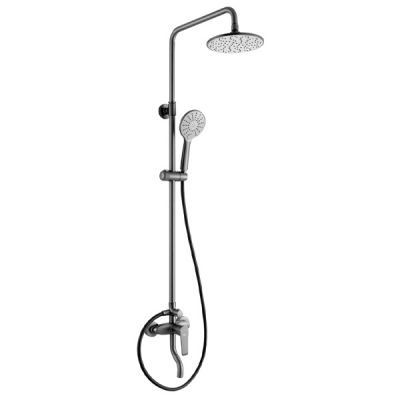 Abagno Exposed Shower Column With Bath Mixer SV-BM-969-682-BN