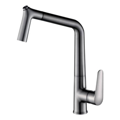 Abagno Kitchen Sink Mixer With Pull-out & Double Spray TDM-187P-BN [Black Nickel]