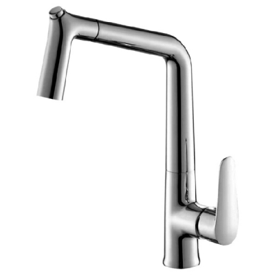 Abagno Kitchen Sink Mixer With Pull-out & Double Spray TDM-187P-CR