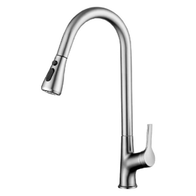 Abagno Kitchen Sink Mixer With Pull-out & Double Spray TIM-180P-CR