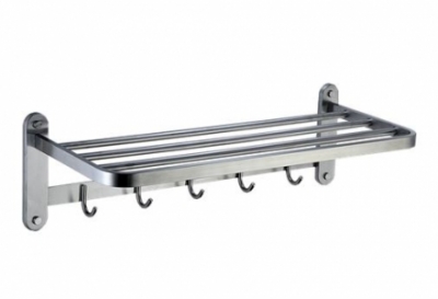 Abagno Towel Rack With Hooks TR-6102-ST